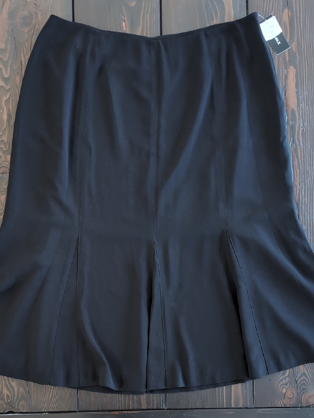 Classic Black Flared Skirt New With Tags, Size 18